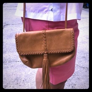 Leather Hobo Crossbody Bag